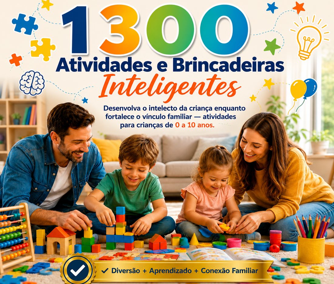 Capa do pacote 1300 Atividades Interativas com mockup em tablet